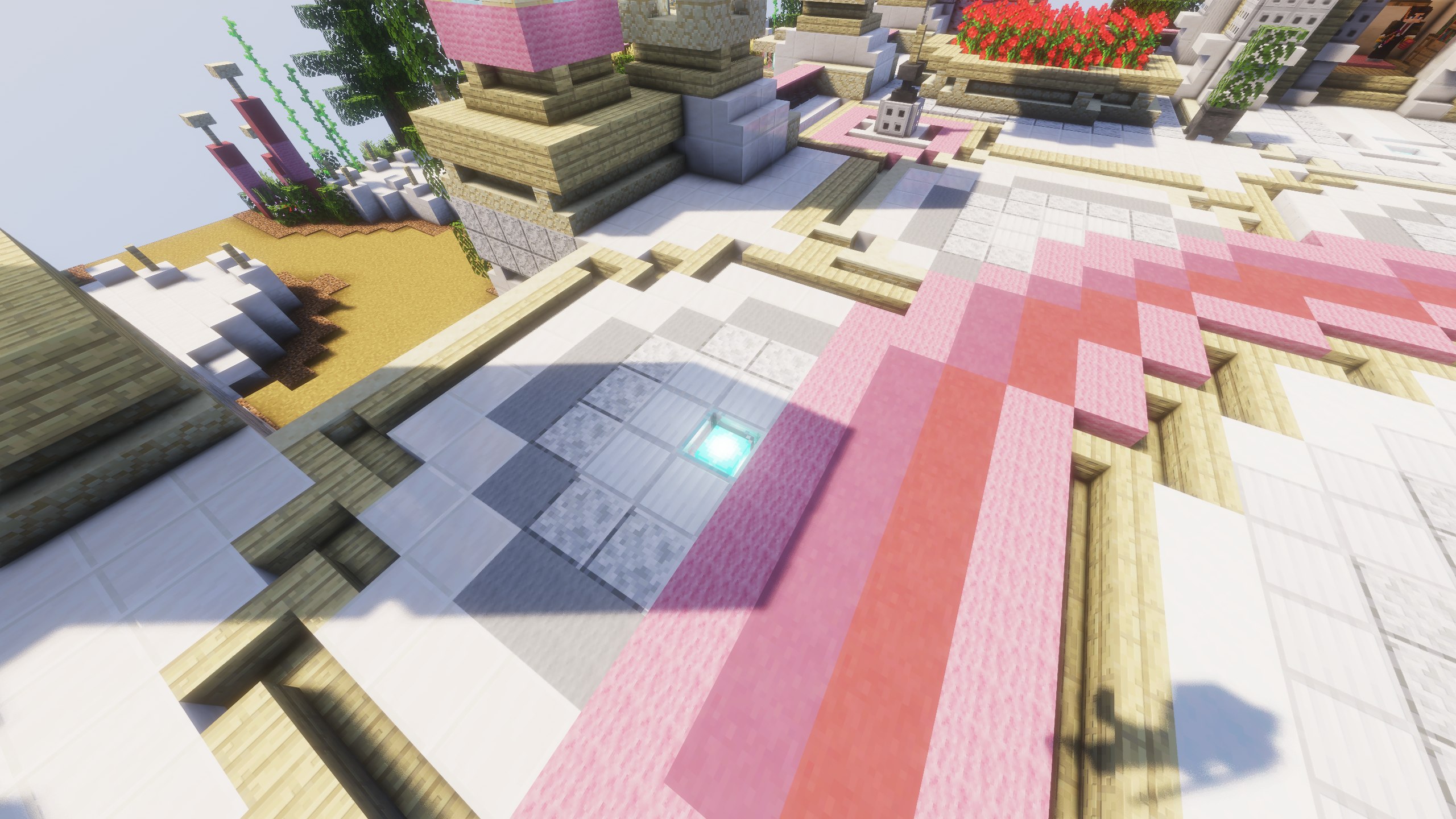 Valentine Event World Beacon location at coordinates 732 228 -587