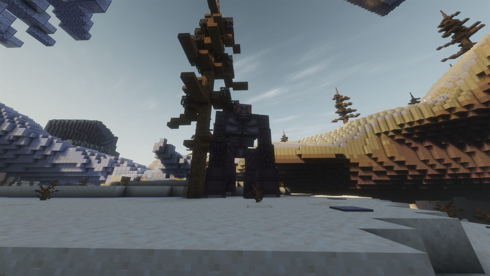 Desert Golem in the Desert
