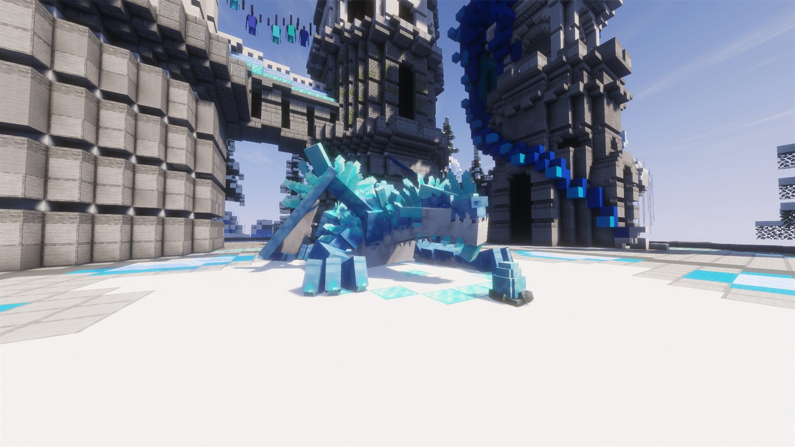 Icedrake boss in Iceworld