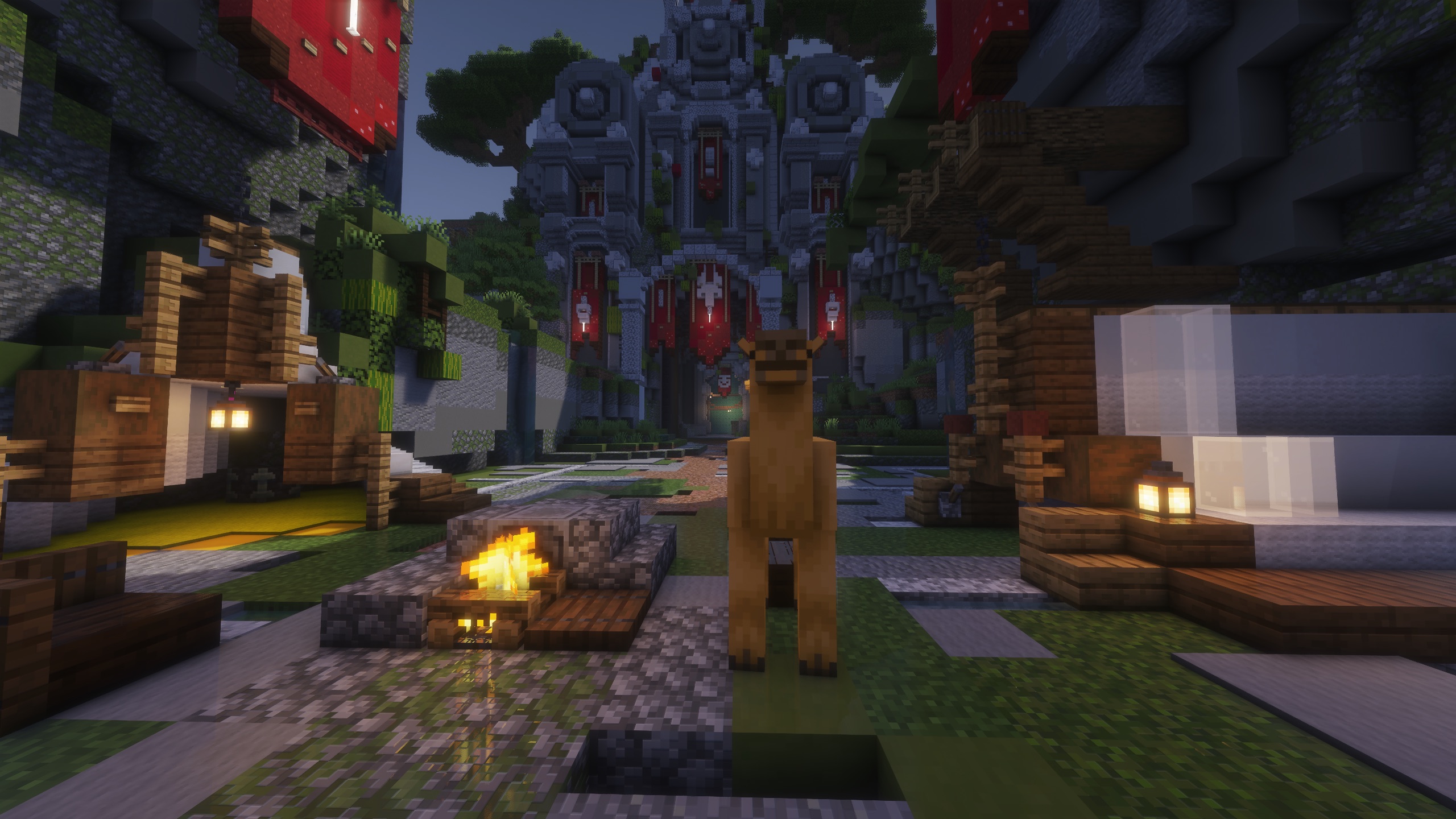 Camel NPC inside Dungeon Farm