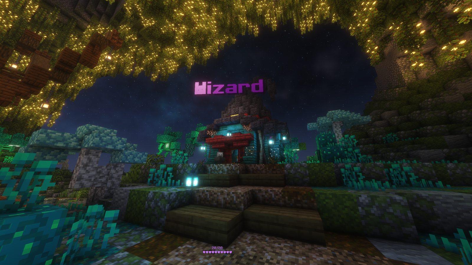 The Wizard Hut in Magic where staffs can be upgraded